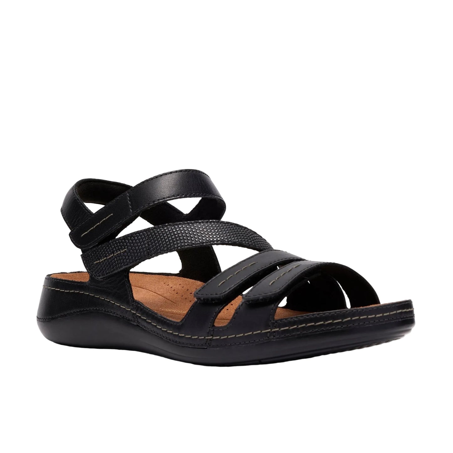 Clarks Women's Ceceily Mix Sandal - Black