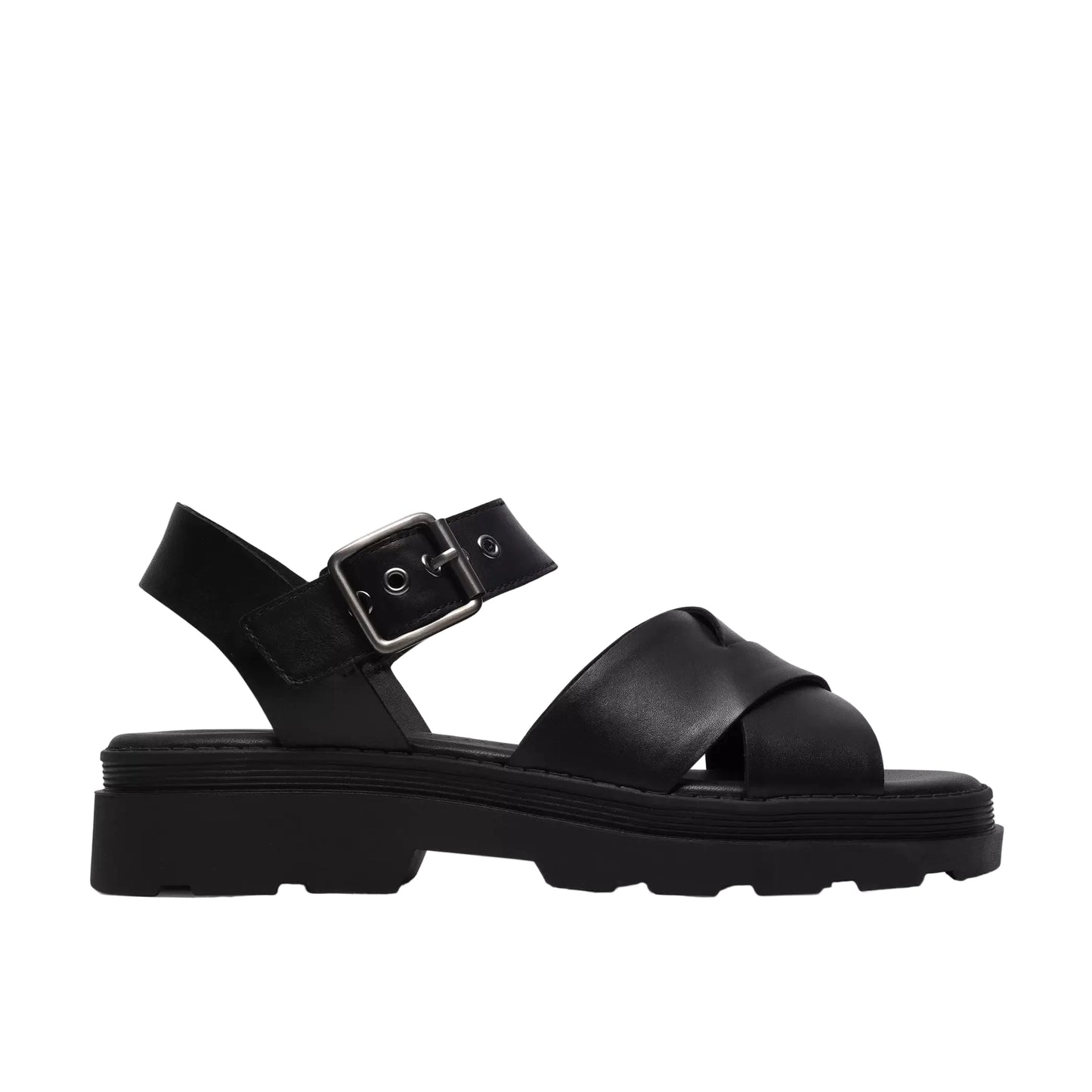 Clarks Women's Orinoco3 Cross Sandal - Black