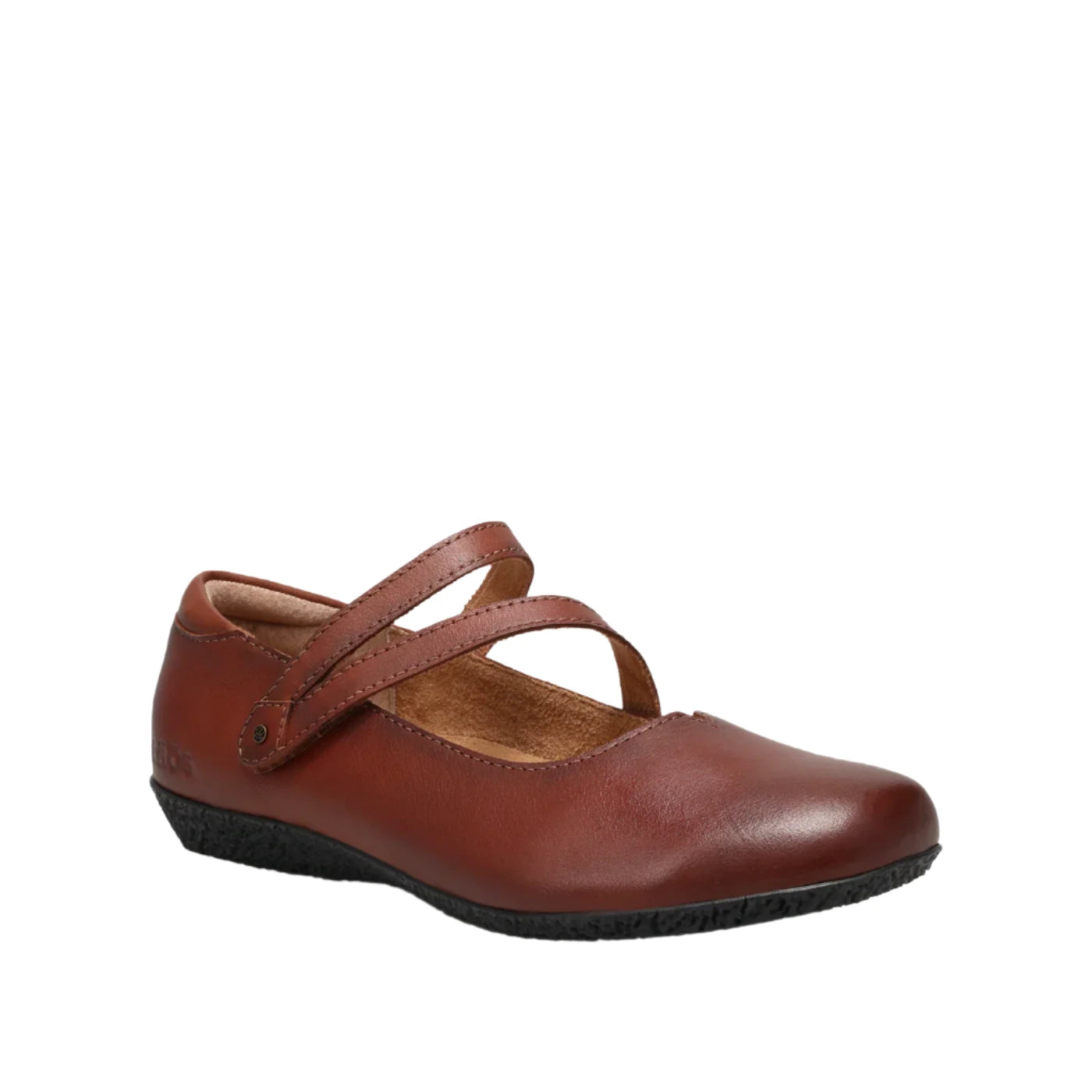 Taos Footwear Women's Mary Jane Banter Leather Flat - Cognac