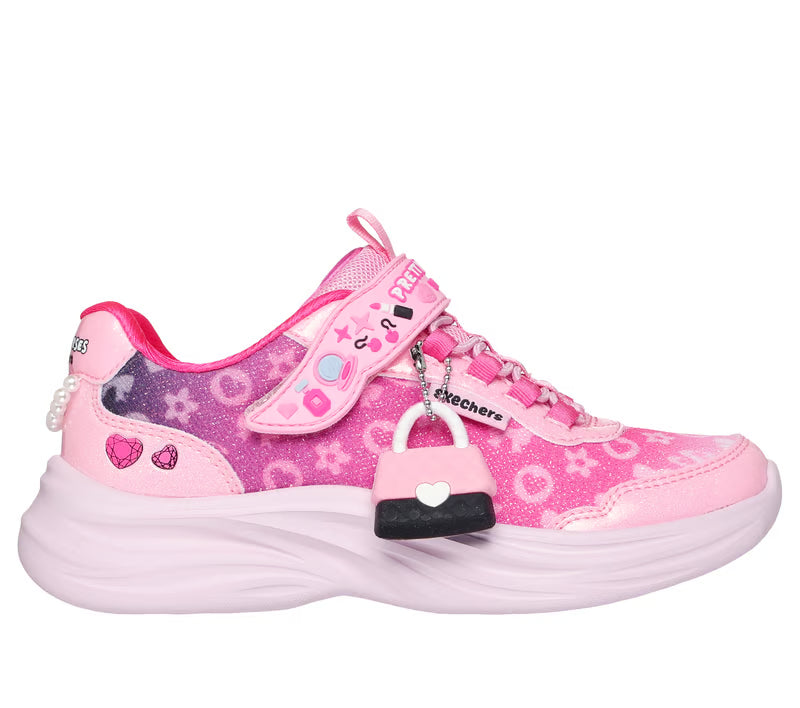 Skechers Little Kids Power Jams 2.0 (Sizes 10.5-2)-Pink Multi