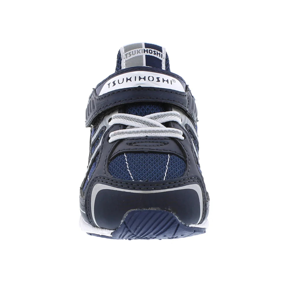 Tsukihoshi Baby Storm Sneaker (Sizes 5-8) - Navy/Silver