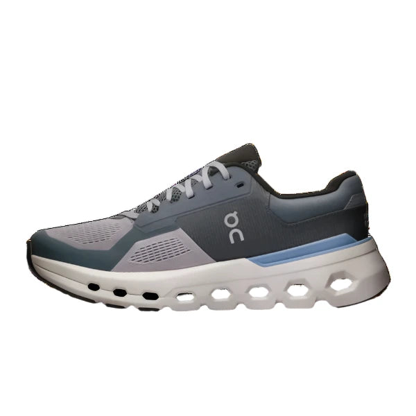 On Running Men's Cloudrunner Sneaker - Alloy/Chambray