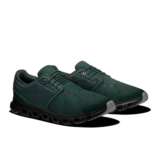 On Running Men's Cloud 6 Running Shoes - Evergreen/Glacier