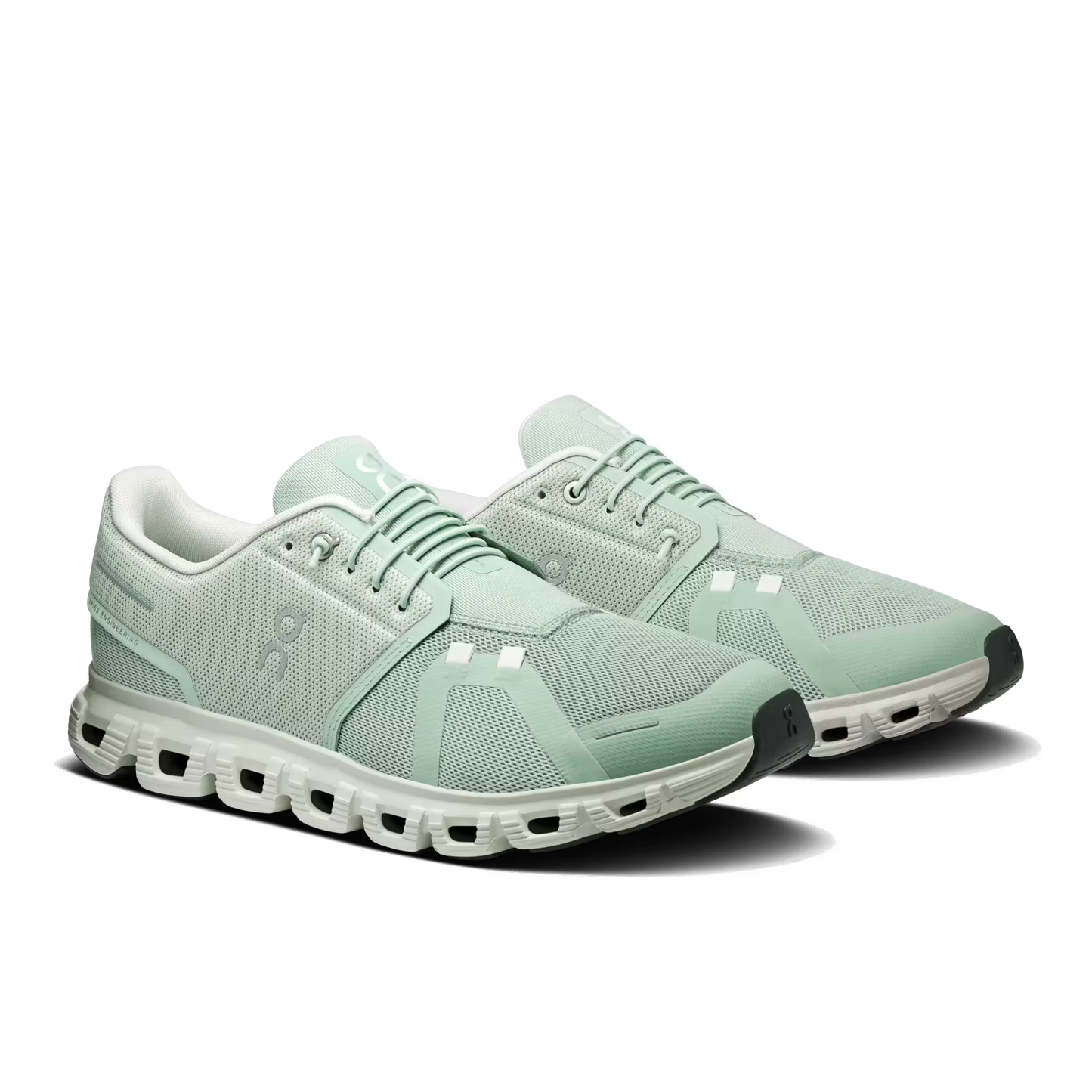 On Running Men's Cloud 6 Running Shoes - Mineral/Ice