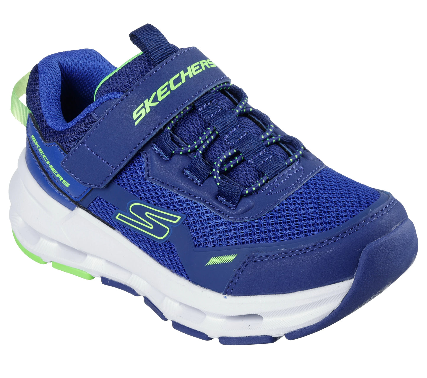 Skechers Boys (size 11-4) Glide-Step Plus Flux-Blast Sneakers - Navy/Blue