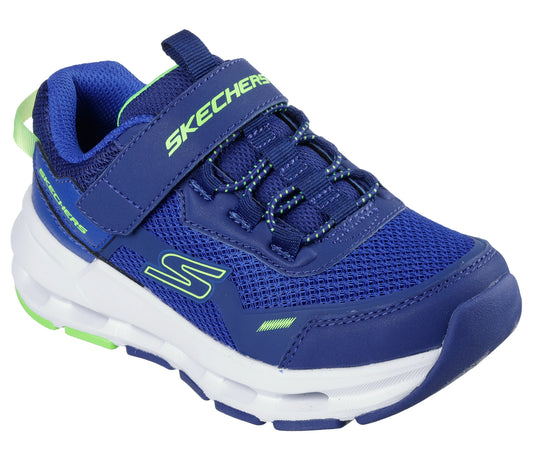Skechers Boys (size 11-4) Glide-Step Plus Flux-Blast Sneakers - Navy/Blue
