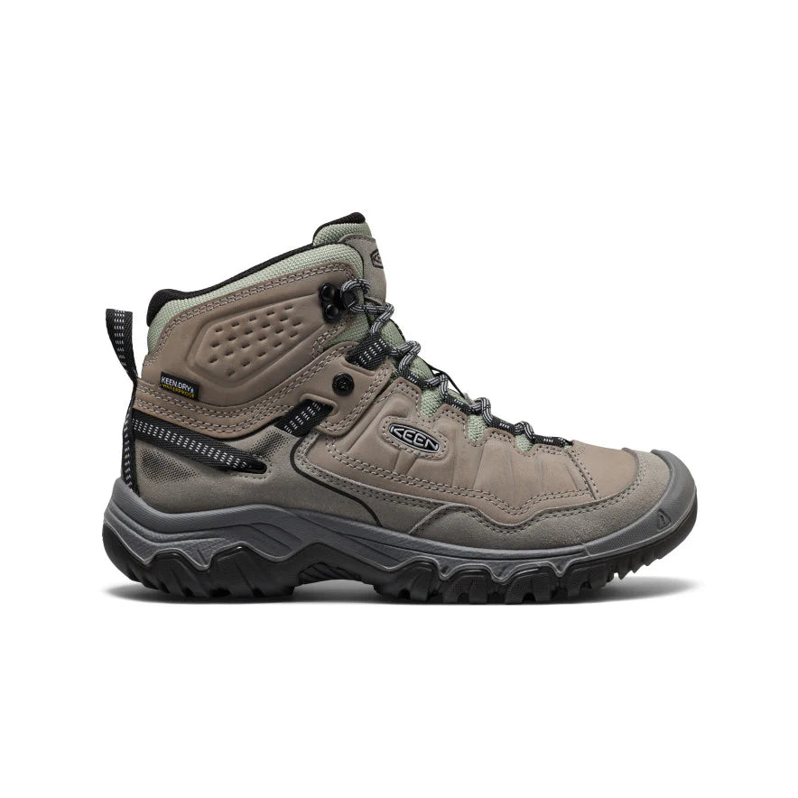Keen Women's Targhee IV Waterproof Hiking Boot - Steel Grey/Lily Pad
