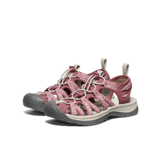 Keen Women's Whisper Sandal - Rose Brown/Peach Parfait