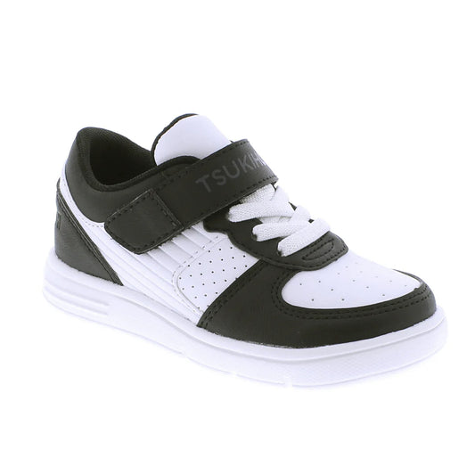 Tsukihosi Child (Sizes 8-3) Court Sneakers - Black/White