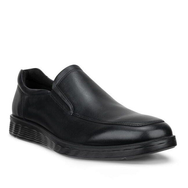 ECCO S Lite Hybrid Men's Leather Slip-On Dress Shoe - Black