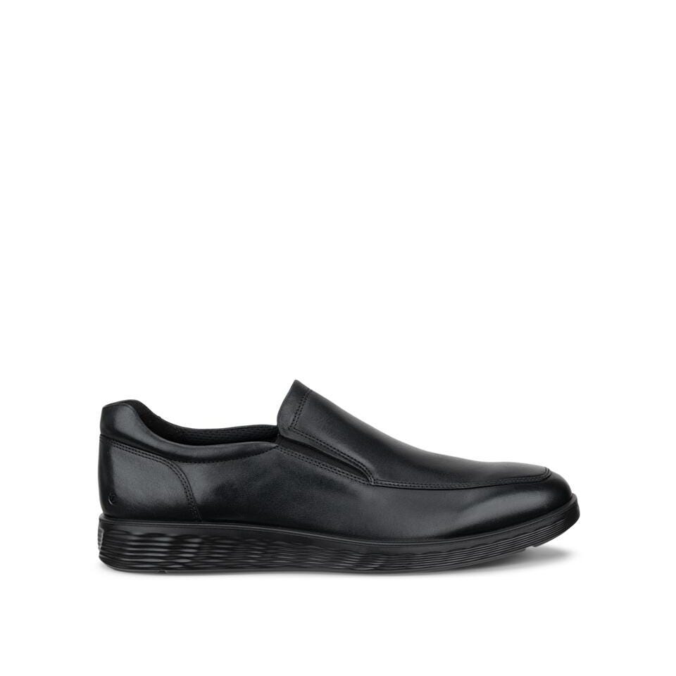 ECCO S Lite Hybrid Men's Leather Slip-On Dress Shoe - Black