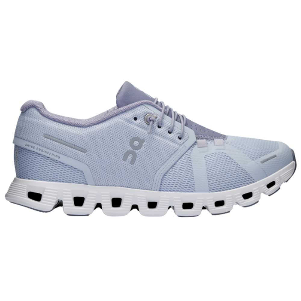 On Running Women's Cloud 5 Sneaker - Heather/Fossil