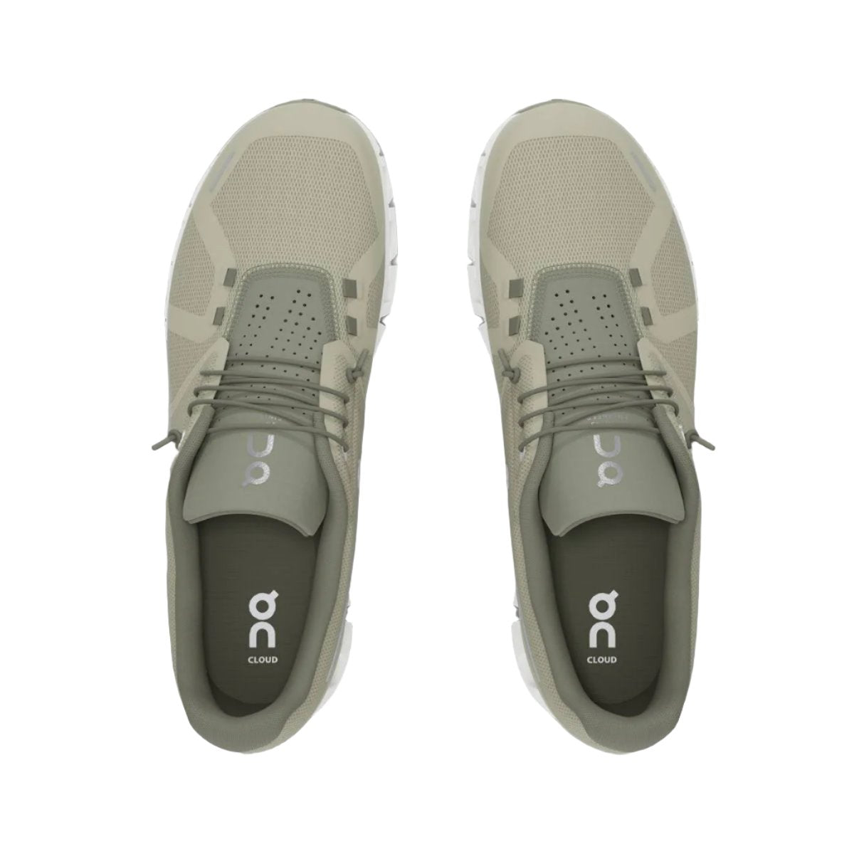 On Running Men's Cloud 5 Sneaker - Chalk/Grove