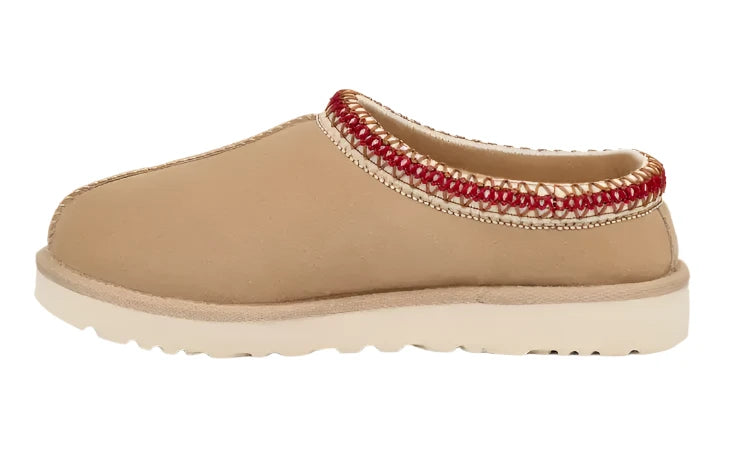 UGG® Women's Tasman Slipper - Sand/Dark Cherry