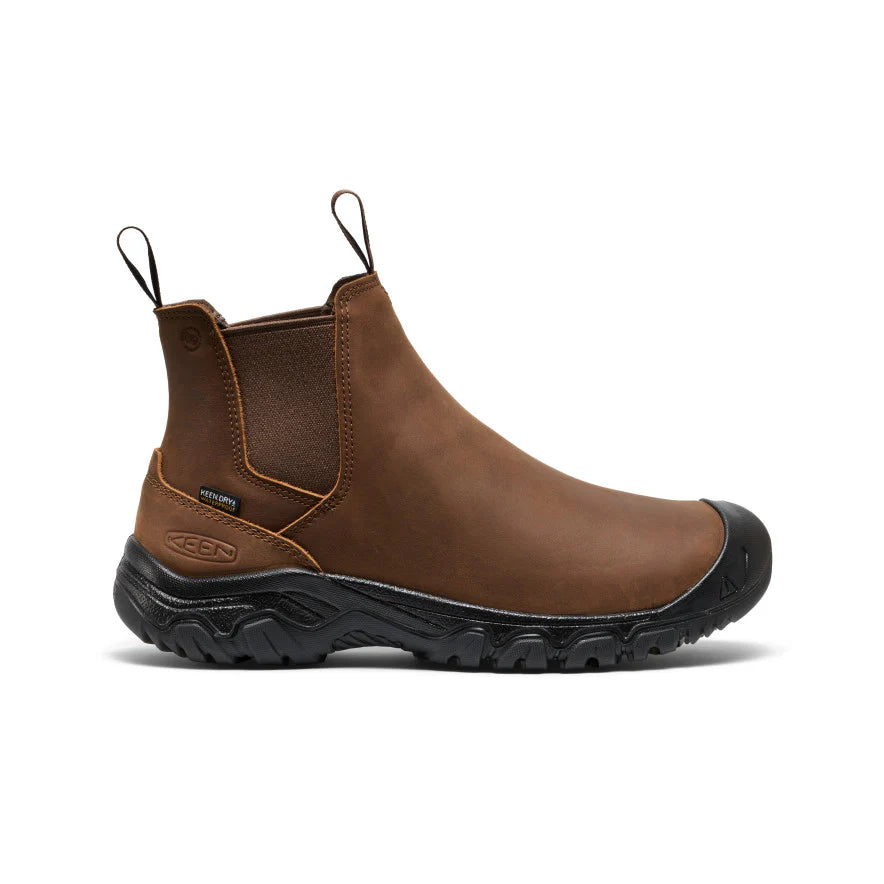 Keen Men's Anchorage IV Waterproof Boots - Dark Earth/Black