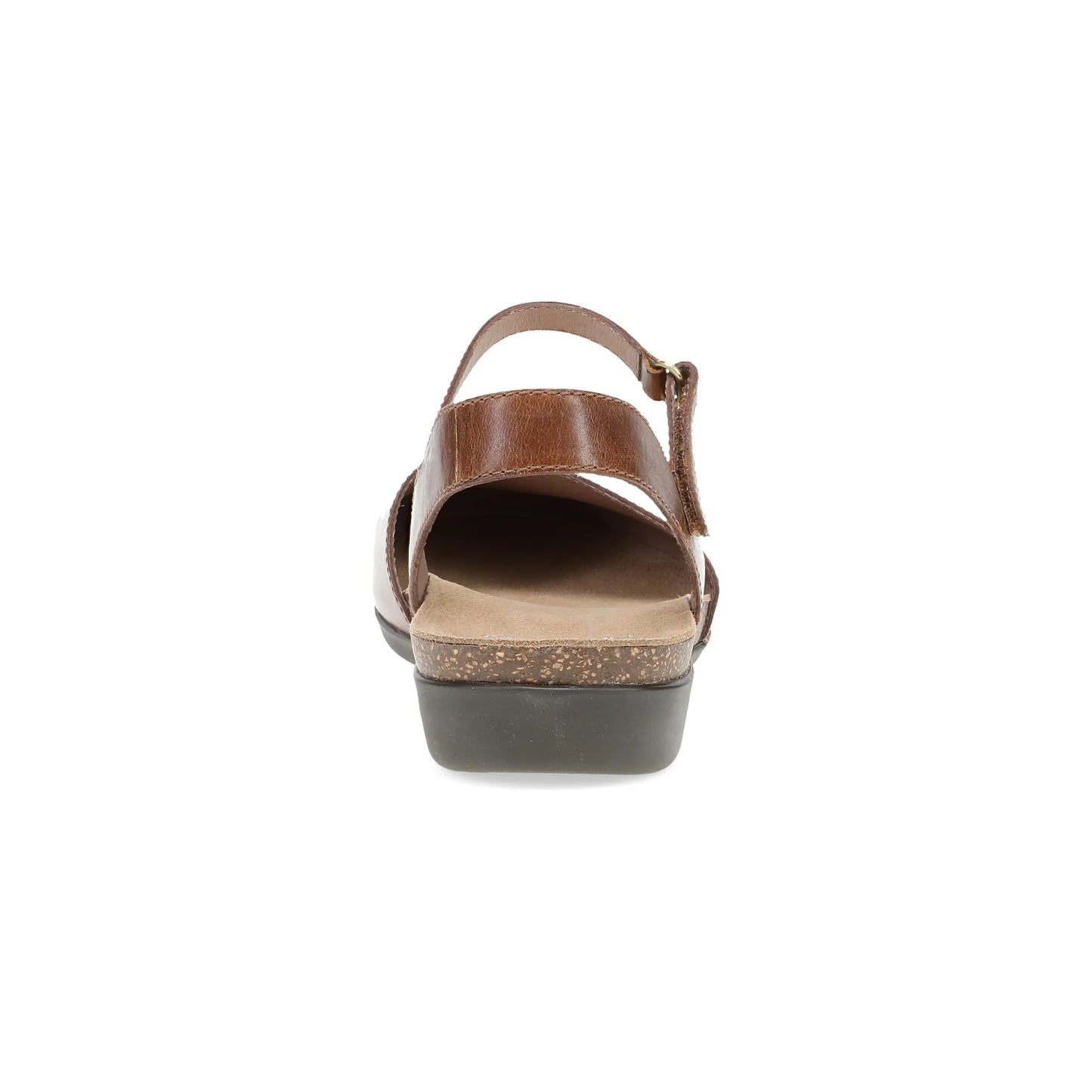 Dansko Women's Rowan Waxy Burnished Leather Sandal - Tan