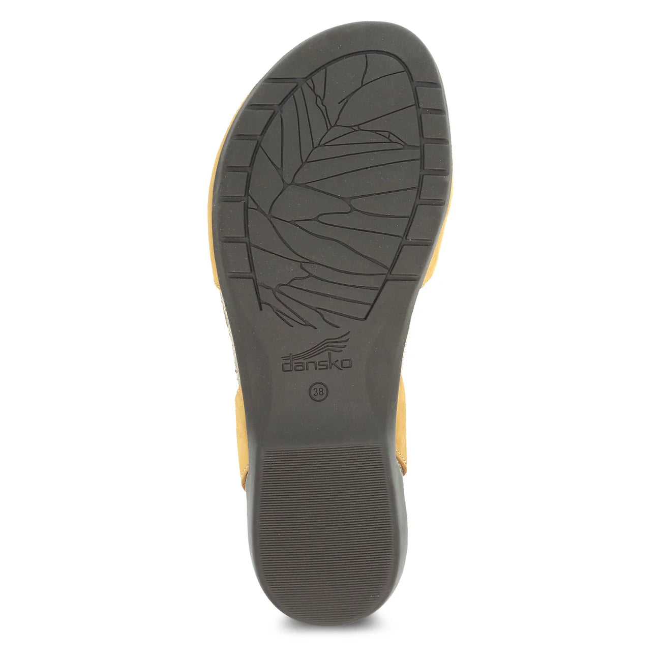 Dansko Women's Rowan Sandal - Mustard Milled Nubuck