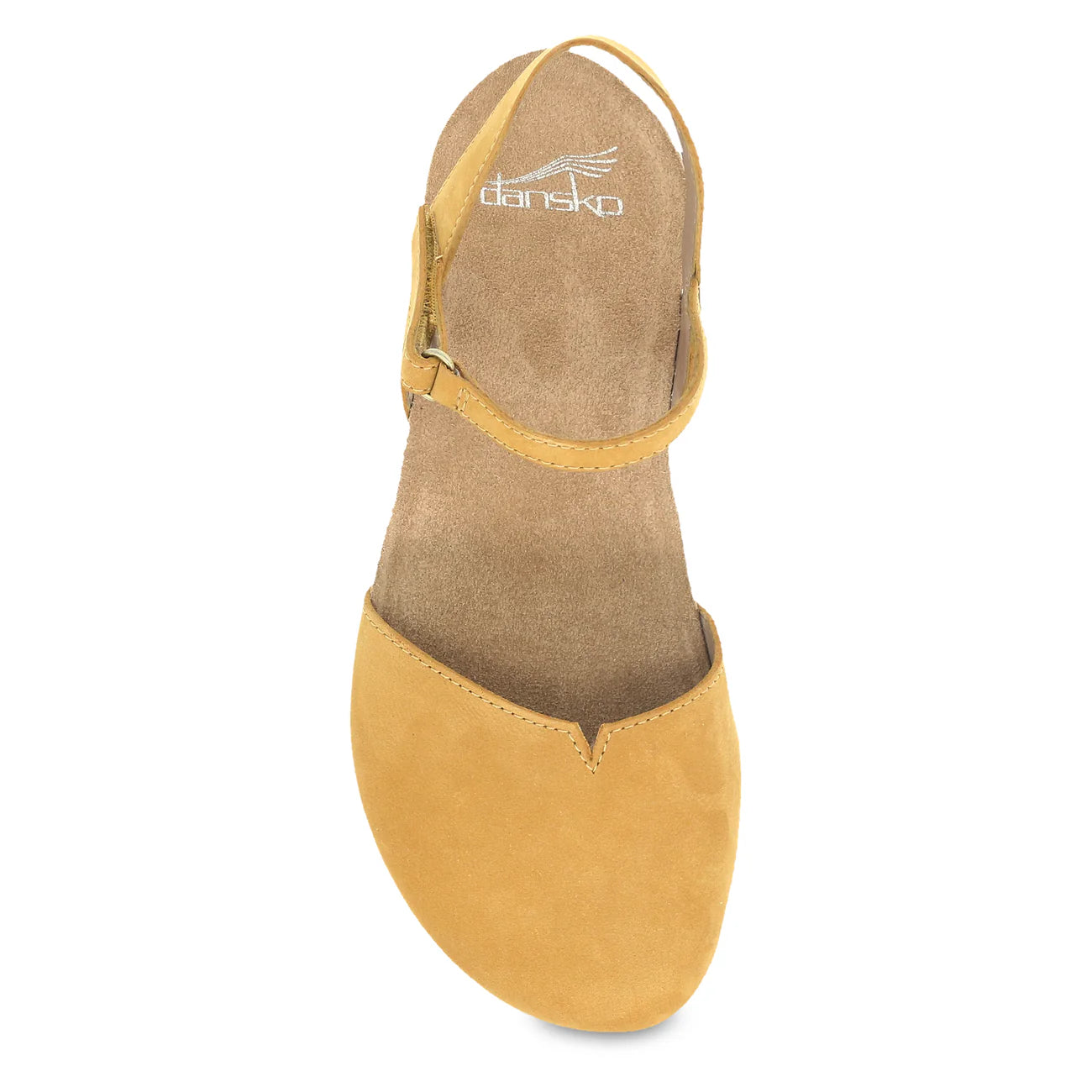 Dansko Women's Rowan Sandal - Mustard Milled Nubuck