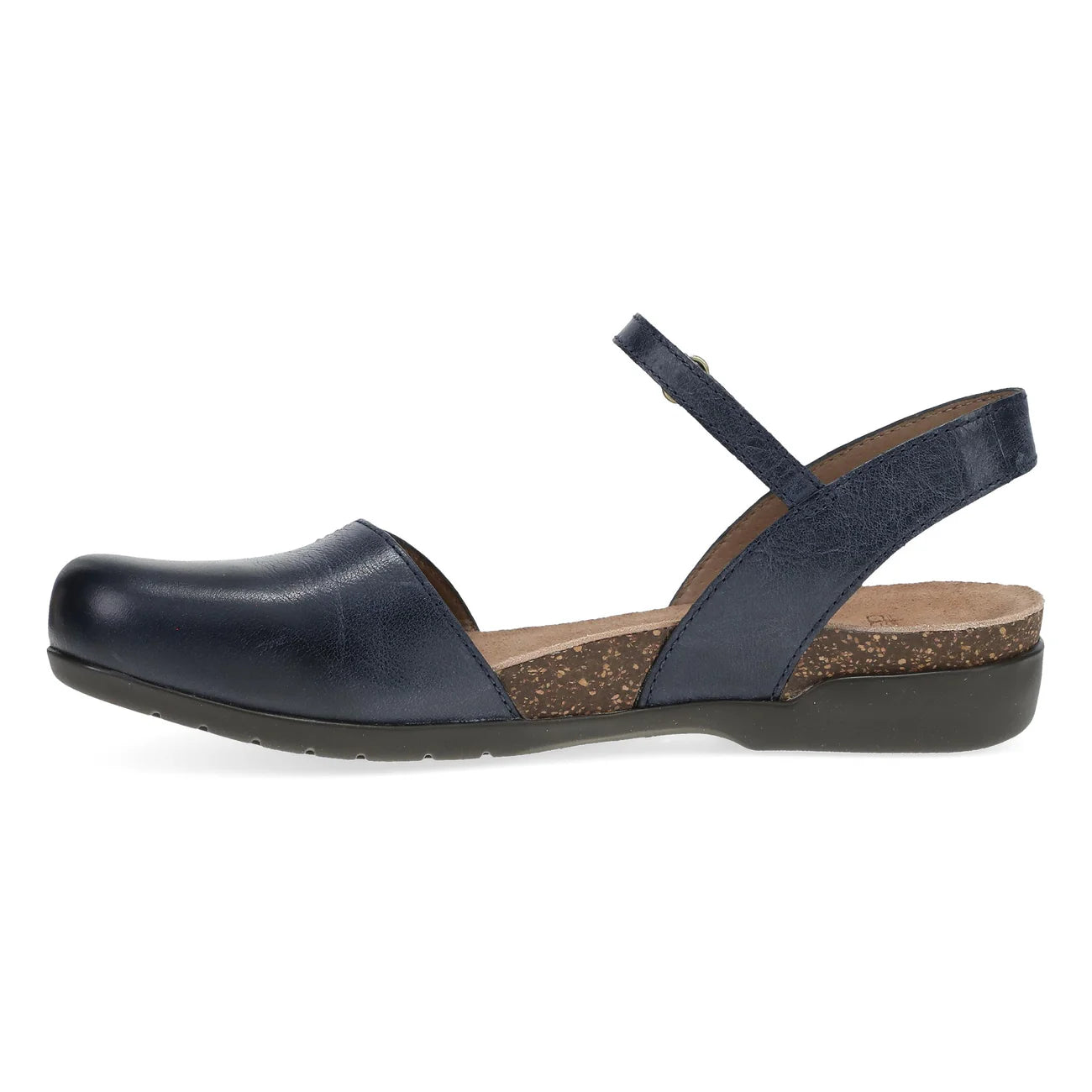 Dansko Women's Rowan Mary Jane - Navy Waxy Burnished