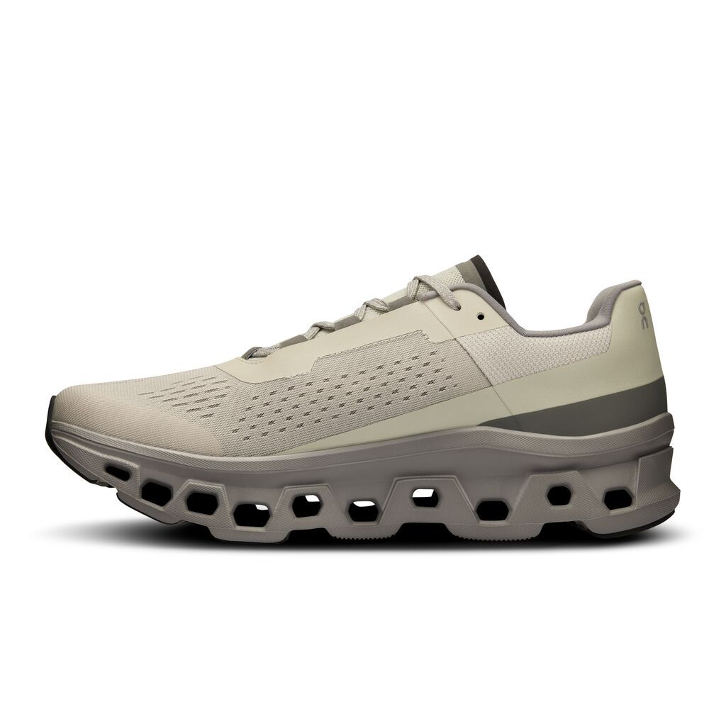 On Running Men's Cloudmonster Sneaker - Ice/Alloy