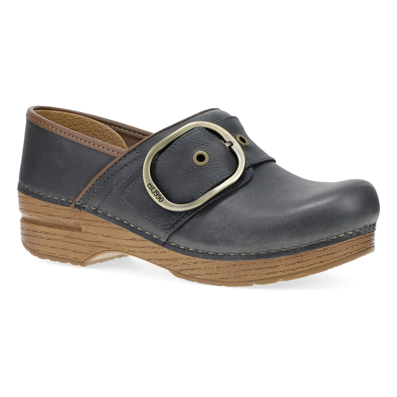 Dansko Women's Pearson Big Buckle Clog - Dusty Blue