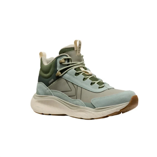 Keen Women's Leiki Waterproof Leather Hiking Boot - Iceberg Green/Bronze Green