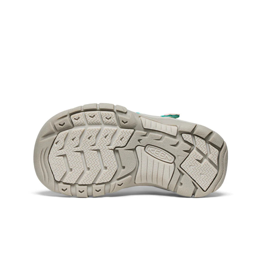 Keen Little Kids' Newport H2 Sandal - Bright Aqua/Giggle Pink