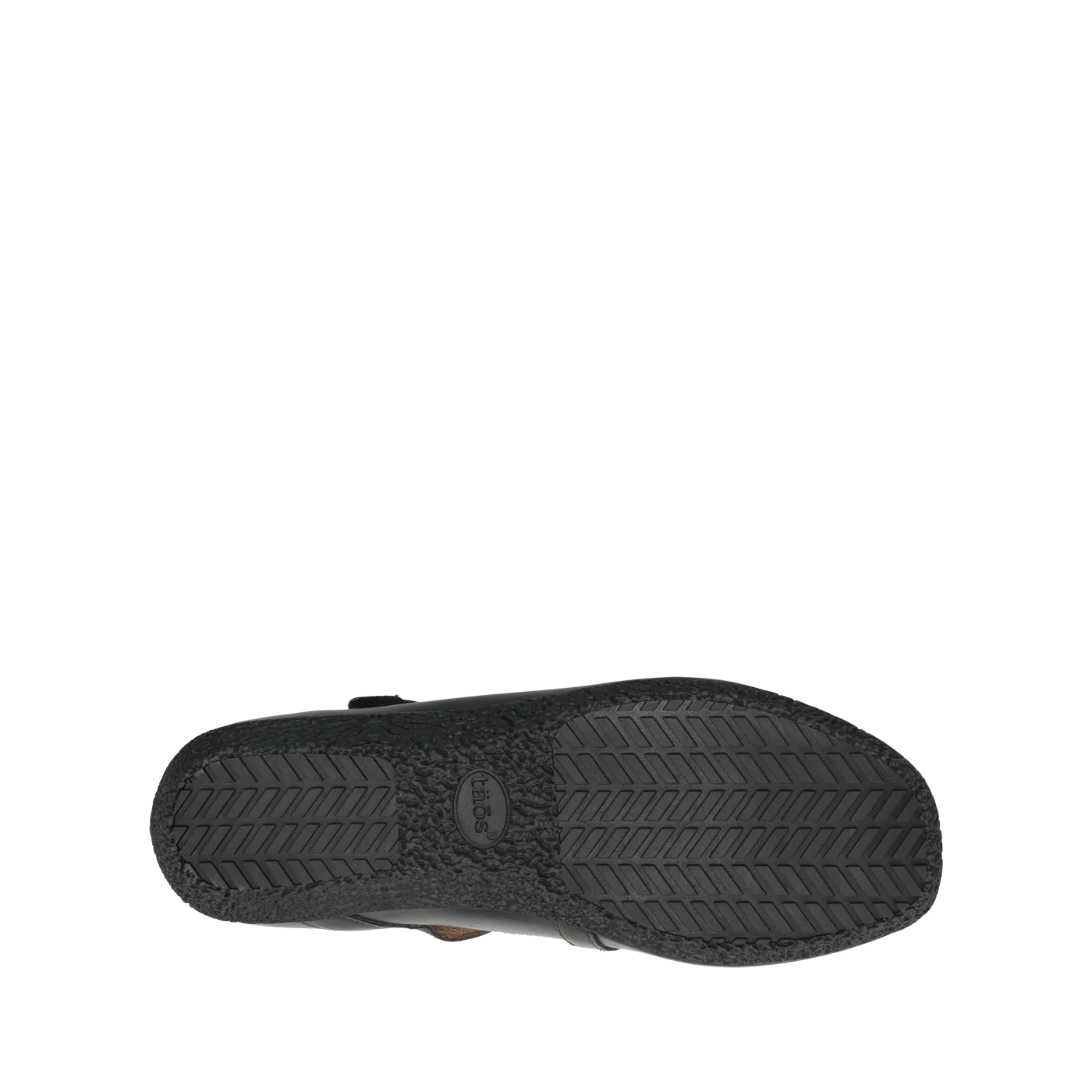 Taos Footwear Women's Mary Jane Banter Leather Flat- Black