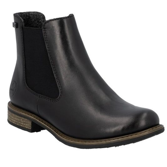 Rieker Women's 74870 Ornella Waterproof Chelsea Boot - Black