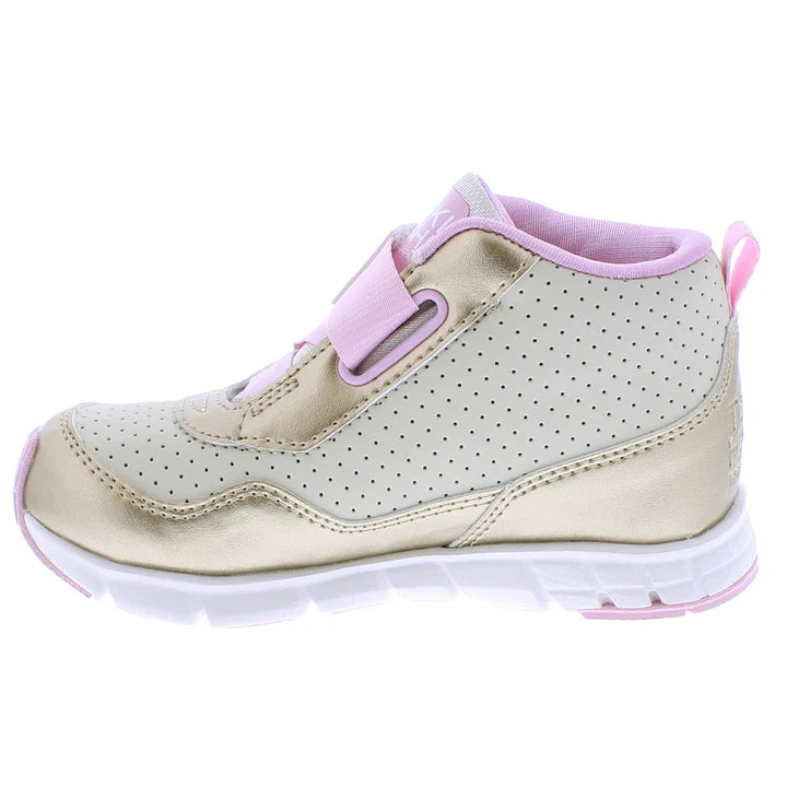 Tsukihoshi Little Kids (Size 7-1) Tokyo Sneaker - Gold/Pink