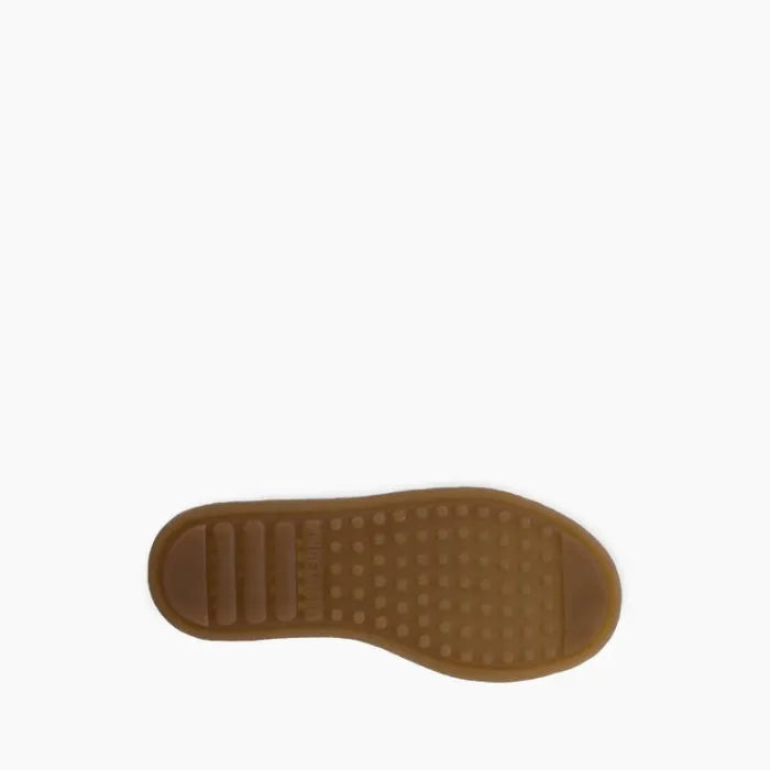Minnetonka Kid's Kilty Hardsole Slipper - Brown