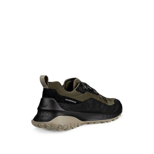 Ecco Men's ULT-TRN WATERPROOF Low Sneaker - Black/Tarmac
