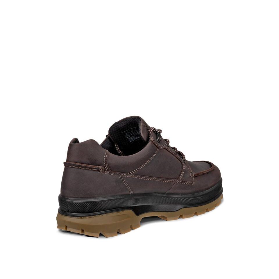 ECCO Men's Rugged Track Waterproof Moc Shoe - Coffee