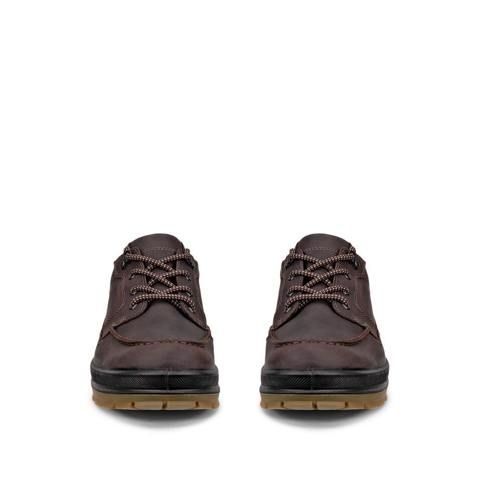 ECCO Men's Rugged Track Waterproof Moc Shoe - Coffee