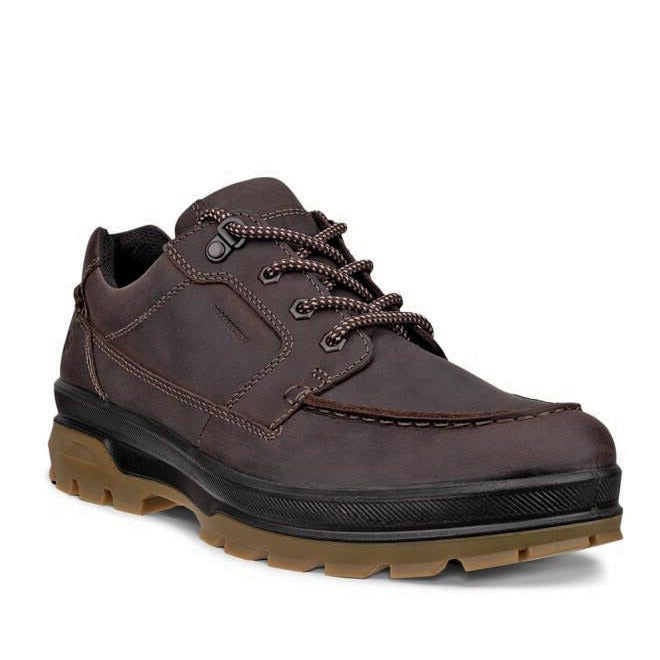ECCO Men's Rugged Track Waterproof Moc Shoe - Coffee