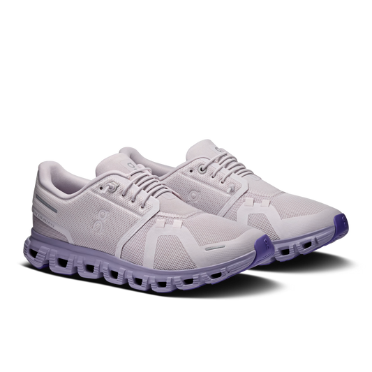 On Running Women's Cloud 6 Shoes - Ether/Tyrian
