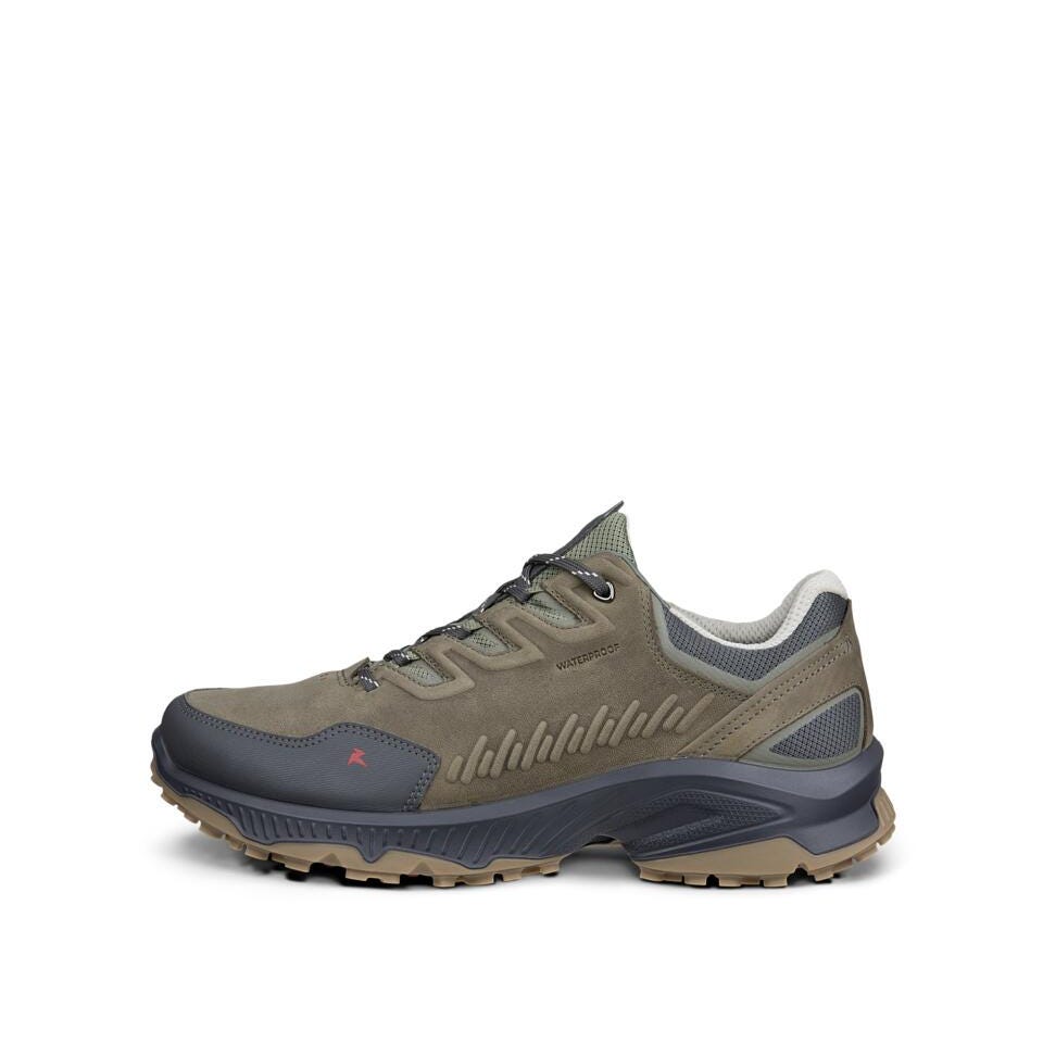 ECCO Men's Receptor XP Waterproof Shoe - Magnet/Smokey Olive