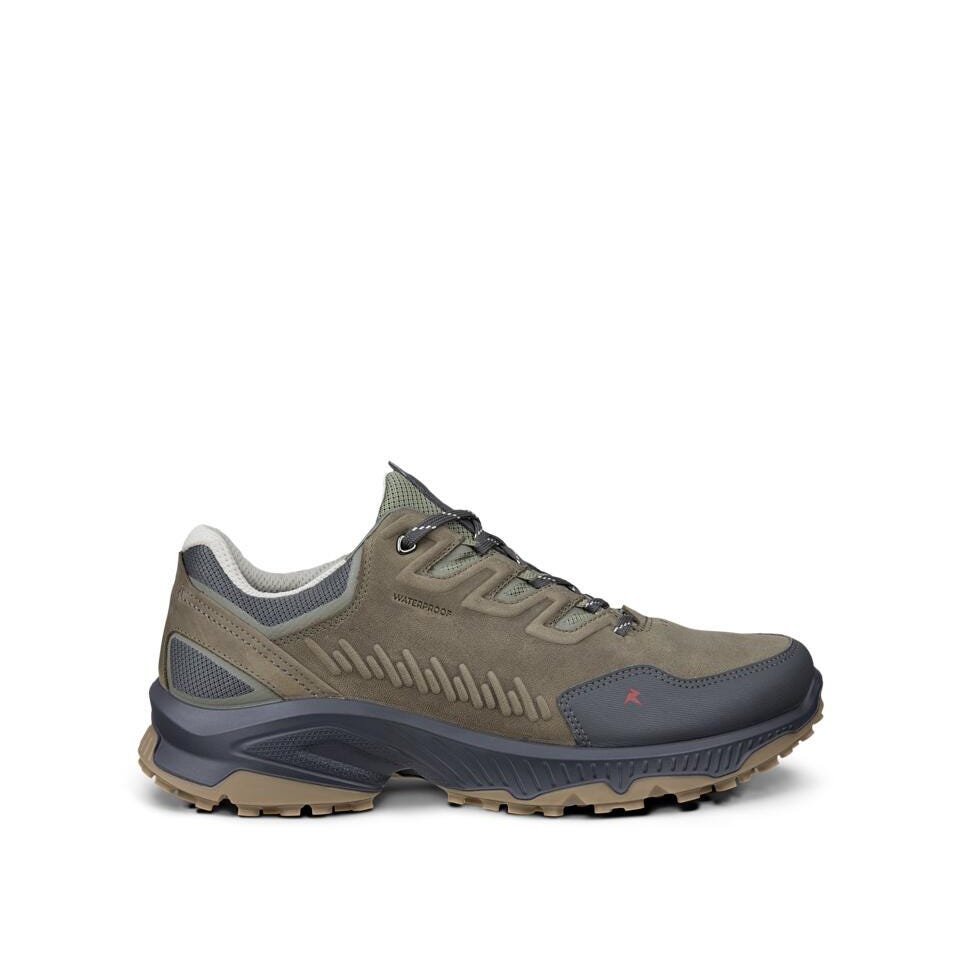 ECCO Men's Receptor XP Waterproof Shoe - Magnet/Smokey Olive