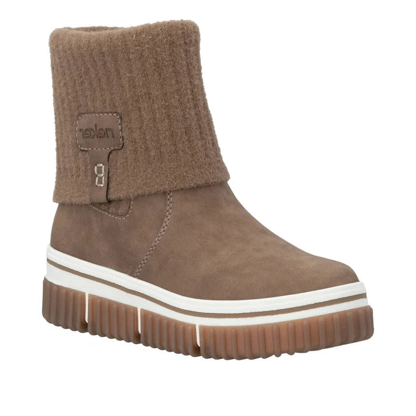 Rieker Women's Trude 50 Short Boot - Brown
