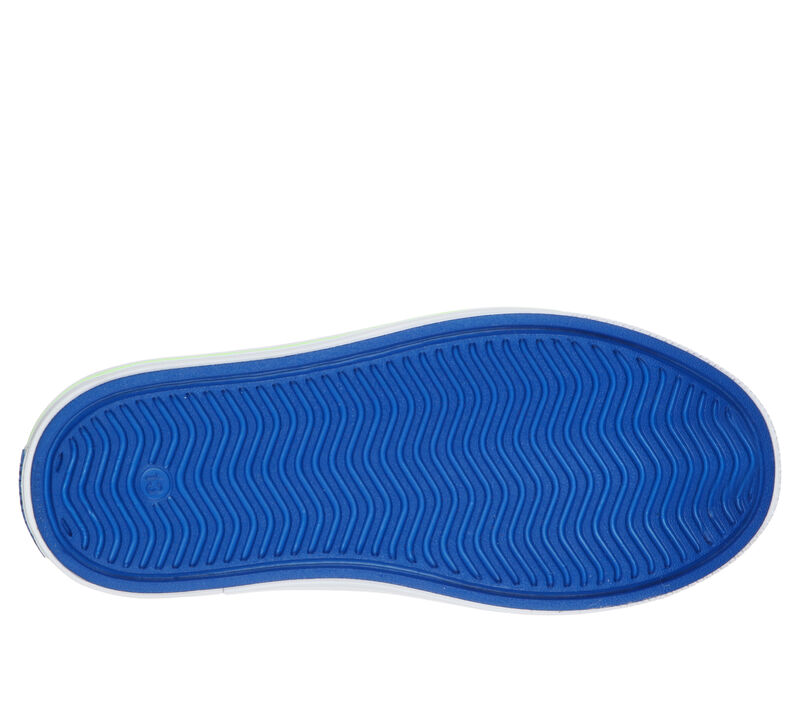Skechers Kids' Foamies: Guzman Steps Aqua Surge - Blue/Lime
