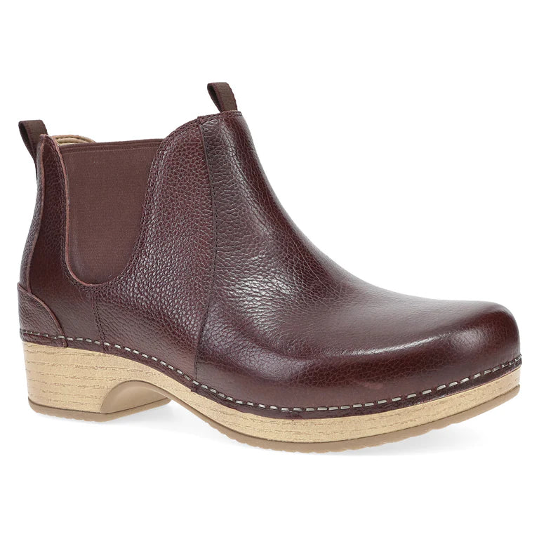 Dansko Women's Becka Pull Up Bootie - Cordovan