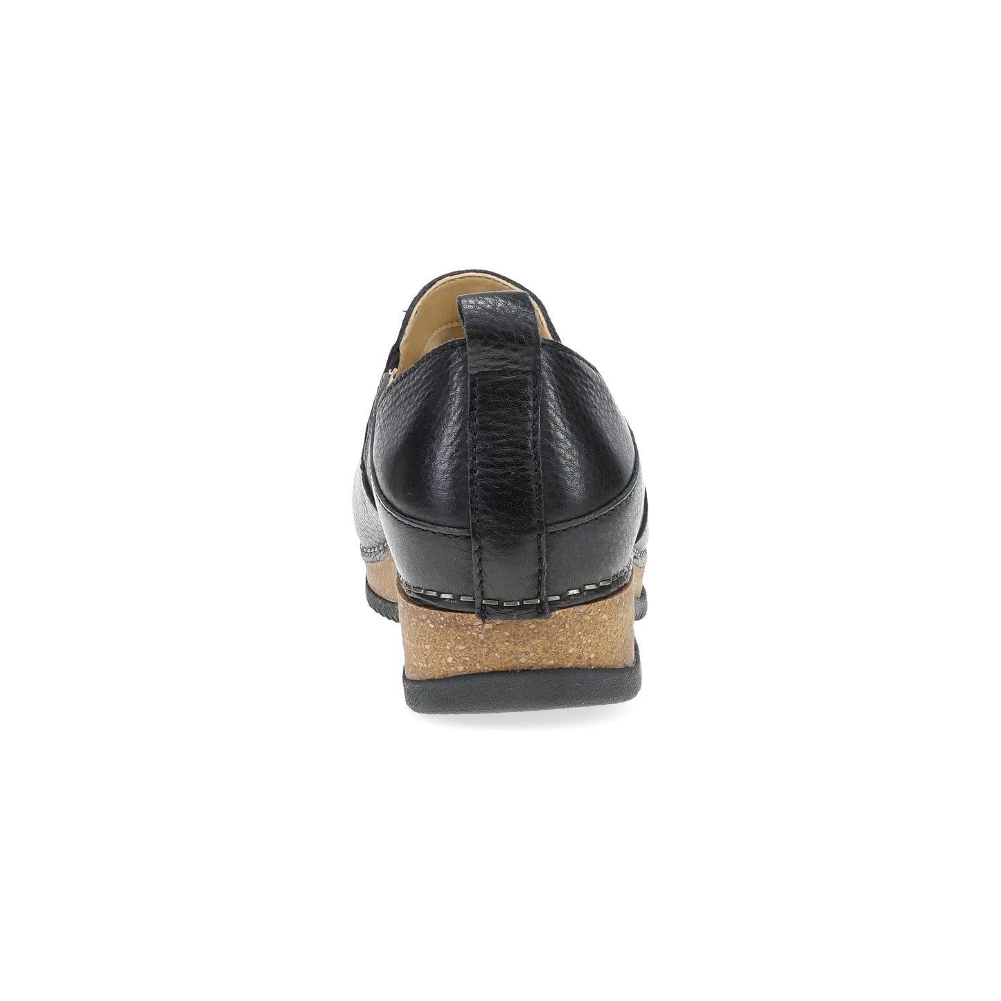 Dansko Women's Meara Slip-On Clog - Black Waxy Milled