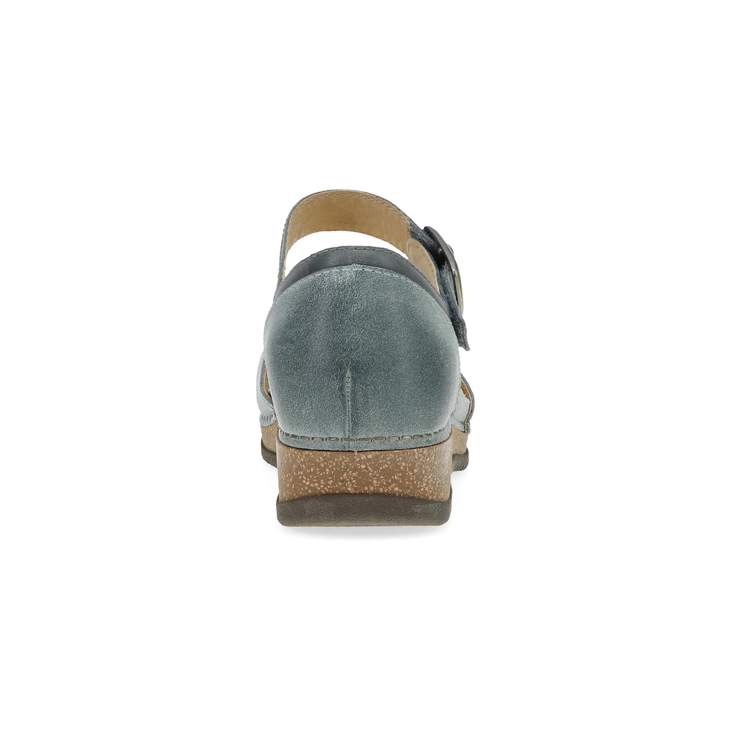 Dansko Women's Mae Mary Jane Clog - Denim Burnished Suede