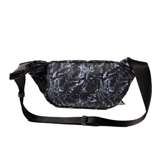 Baggalini Women's On The Go Belt Bag - Black Divine Rose