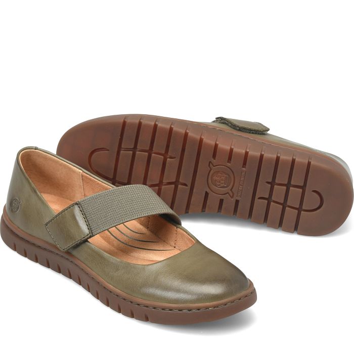 Born Women's Aspen Mary Janes - Light Green