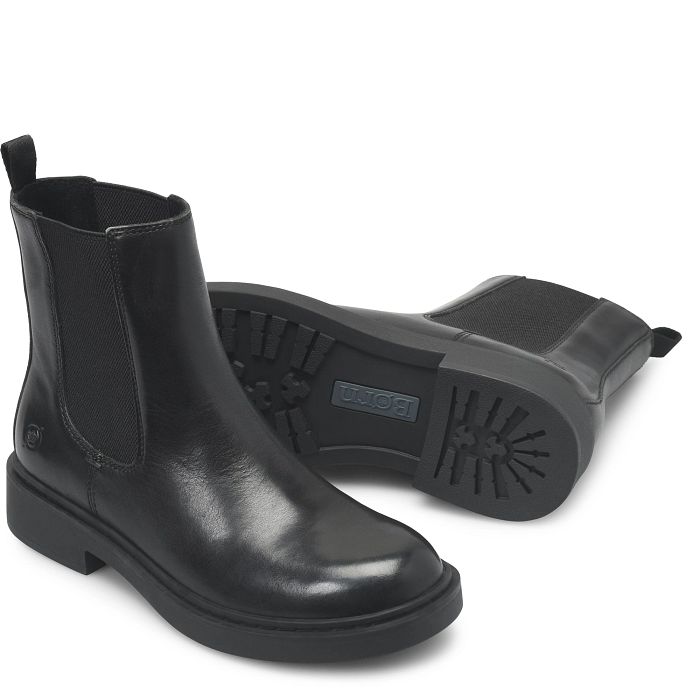 Born Women's Britte Chelsea Boot - Black