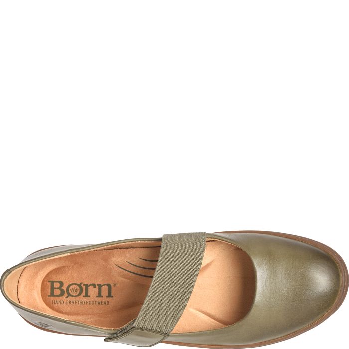Born Women's Aspen Mary Janes - Light Green