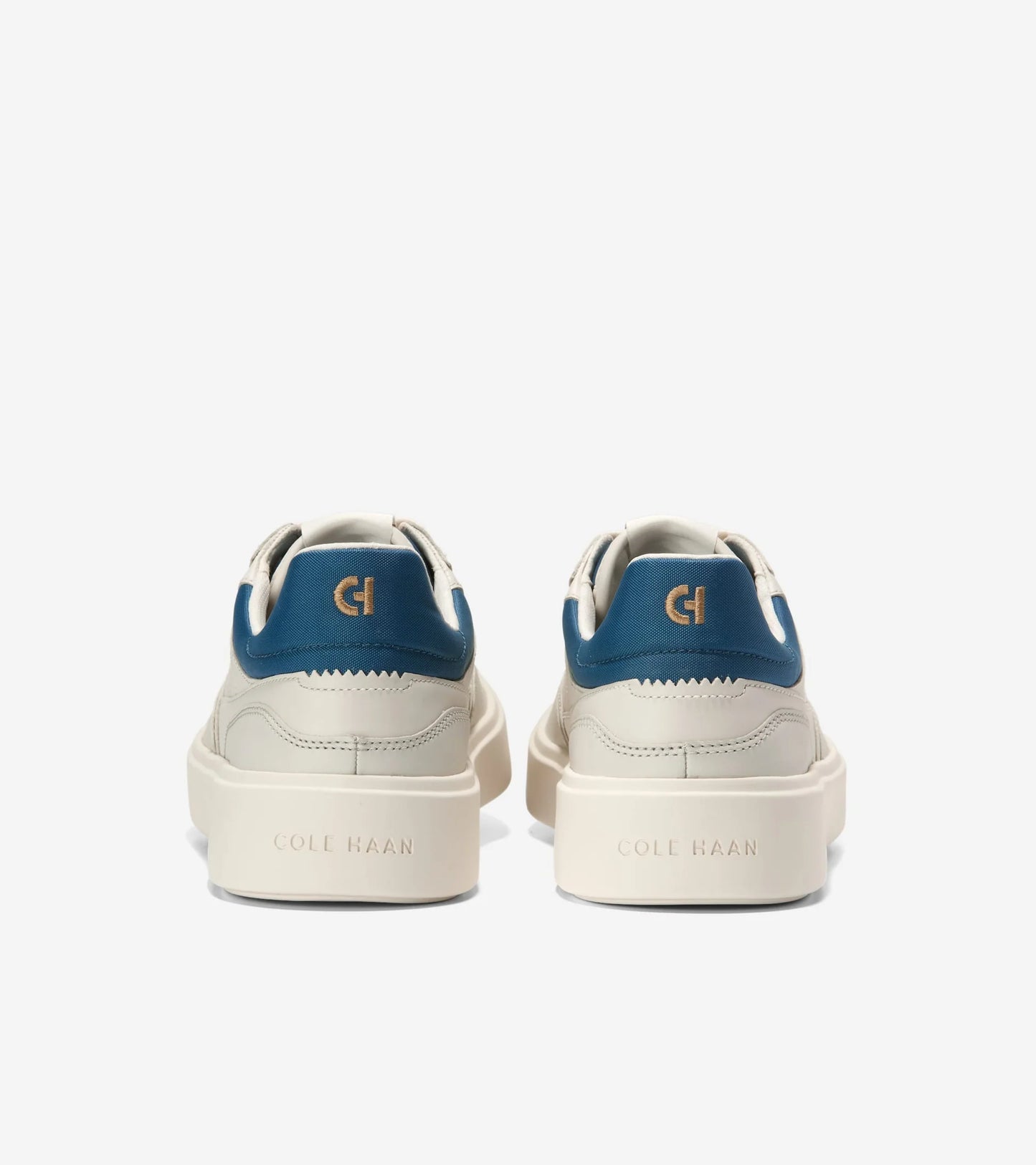 Cole Haan Men's Grand Crosscourt Traveler Setshot Sneakers - Ivory/Dark Blue
