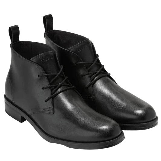 Cole Haan Men's Newmark Grand Flexcraft Chukka Waterproof Boots - Black