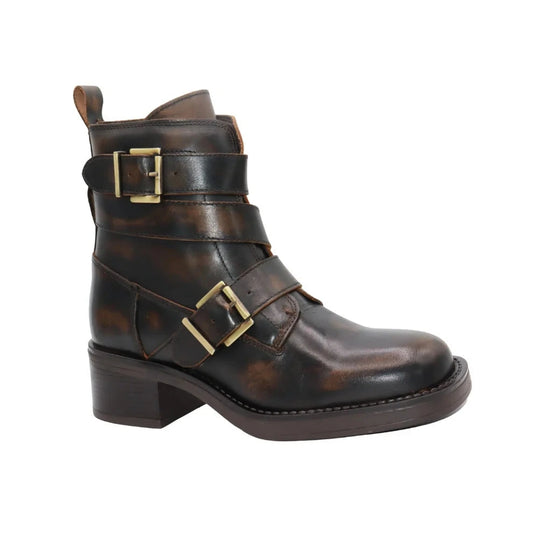Eric Michael Brooklyn Motorcycle Boot - Brown